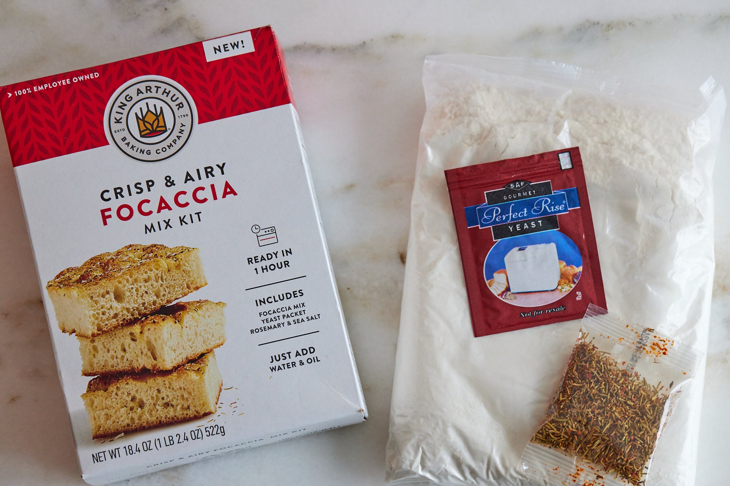 King Arthur Baking Focaccia bread kit