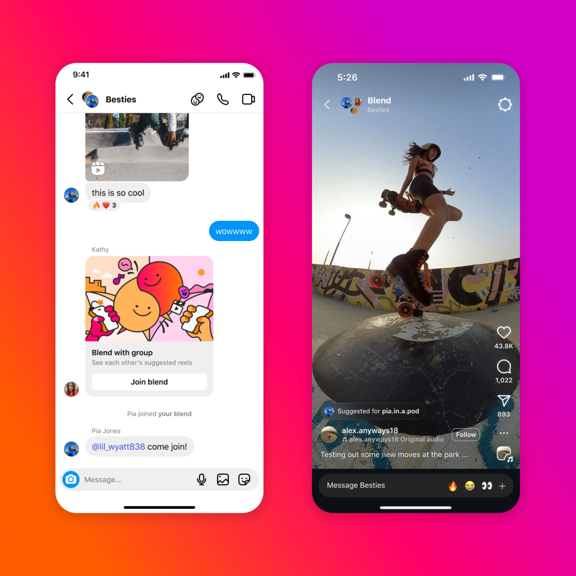 How to use Instagram Blend