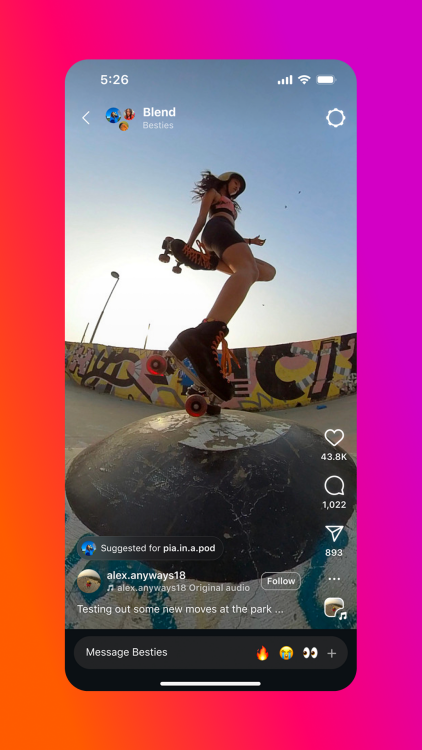 How to use Instagram Blend