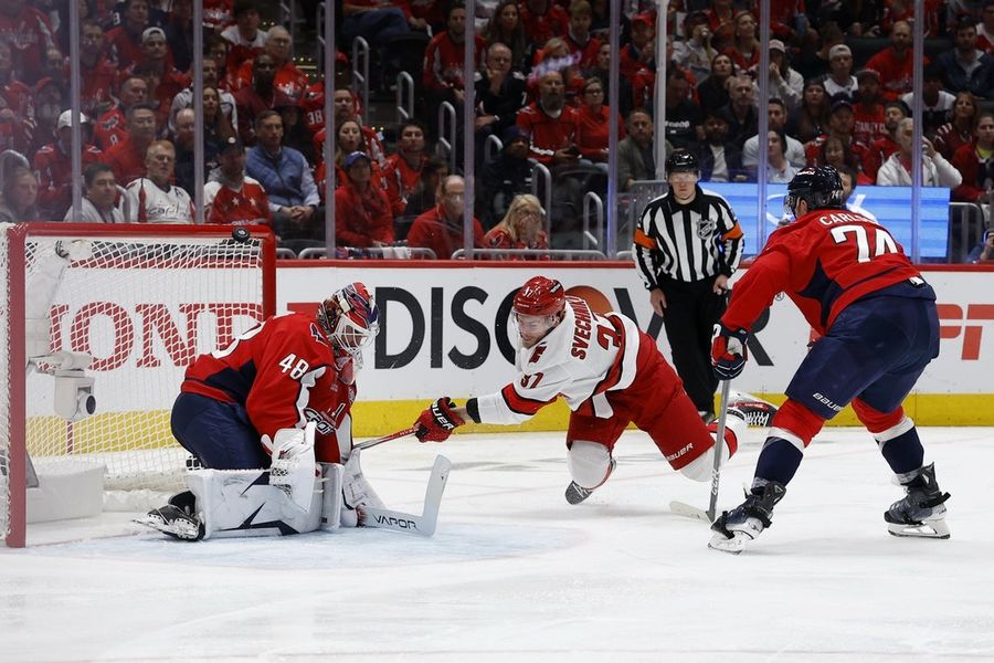 NHL: Stanley Cup Playoffs-Carolina Hurricanes at Washington Capitals