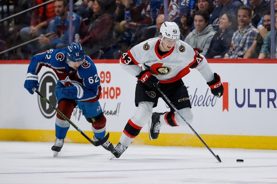 NHL: Ottawa Senators at Colorado Avalanche