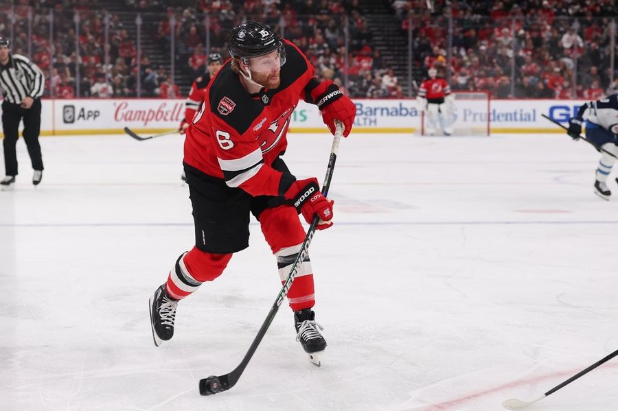 NHL: Winnipeg Jets at New Jersey Devils