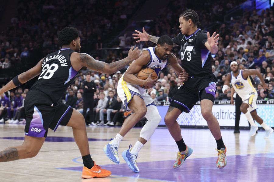 NBA: Golden State Warriors at Utah Jazz