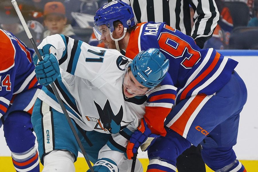 NHL: San Jose Sharks at Edmonton Oilers