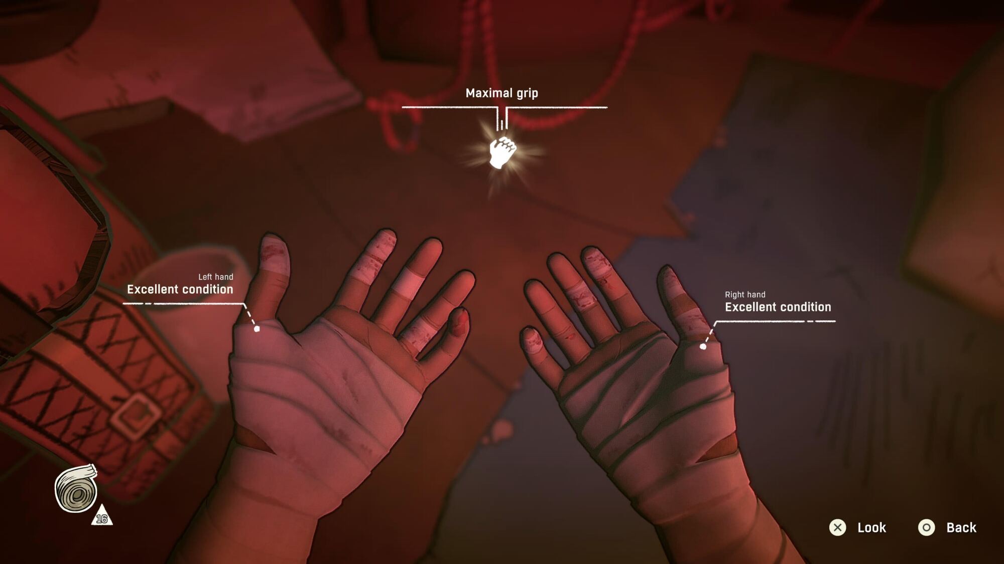 Screenshot from the game 'Cairn'