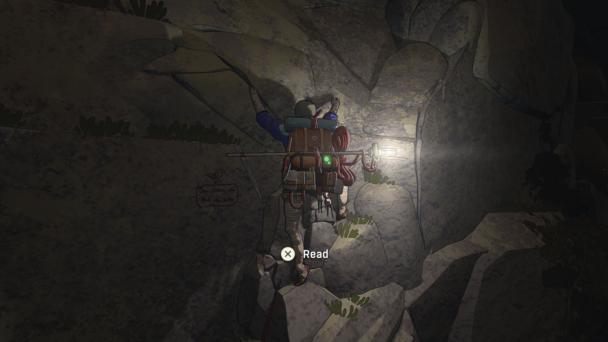 Screenshot from the game 'Cairn'