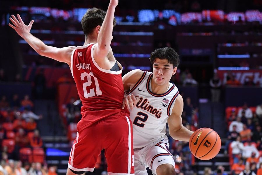 NCAA Basketball: Nebraska at Illinois