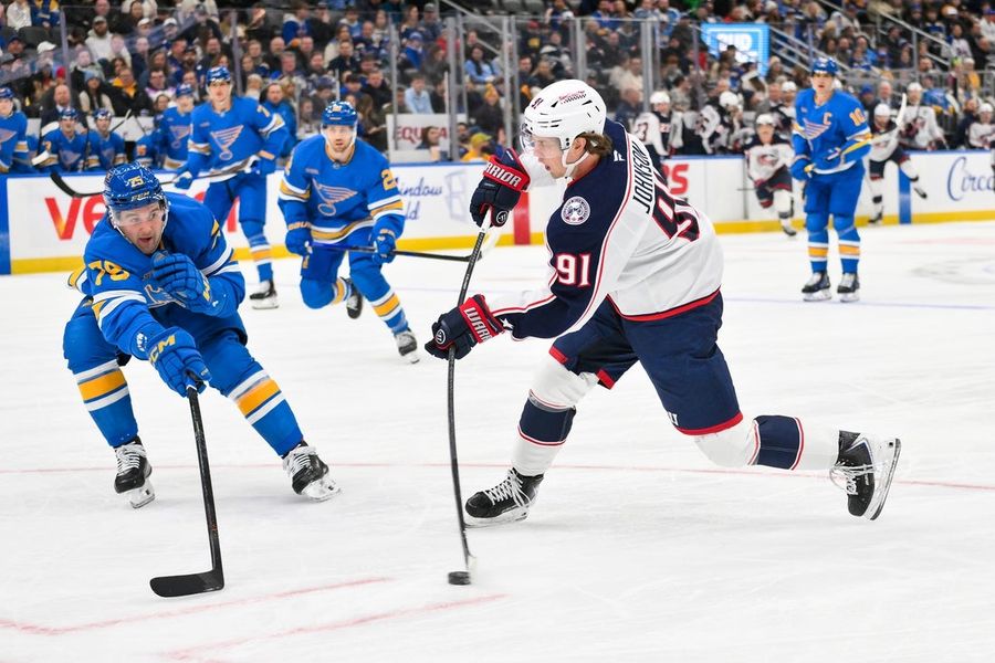 NHL: Columbus Blue Jackets at St. Louis Blues