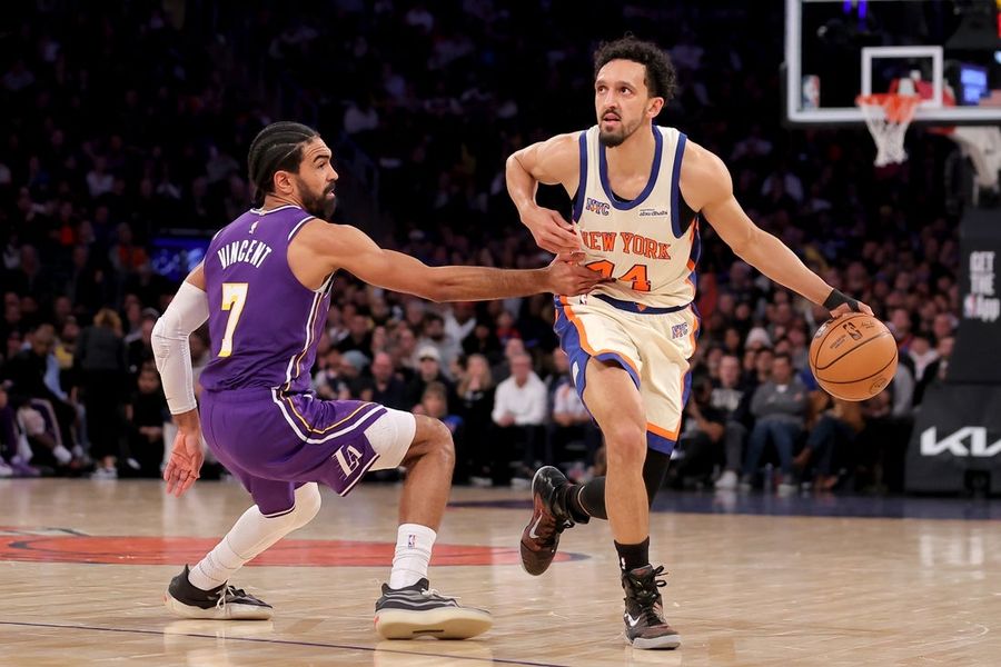 NBA: Los Angeles Lakers at New York Knicks