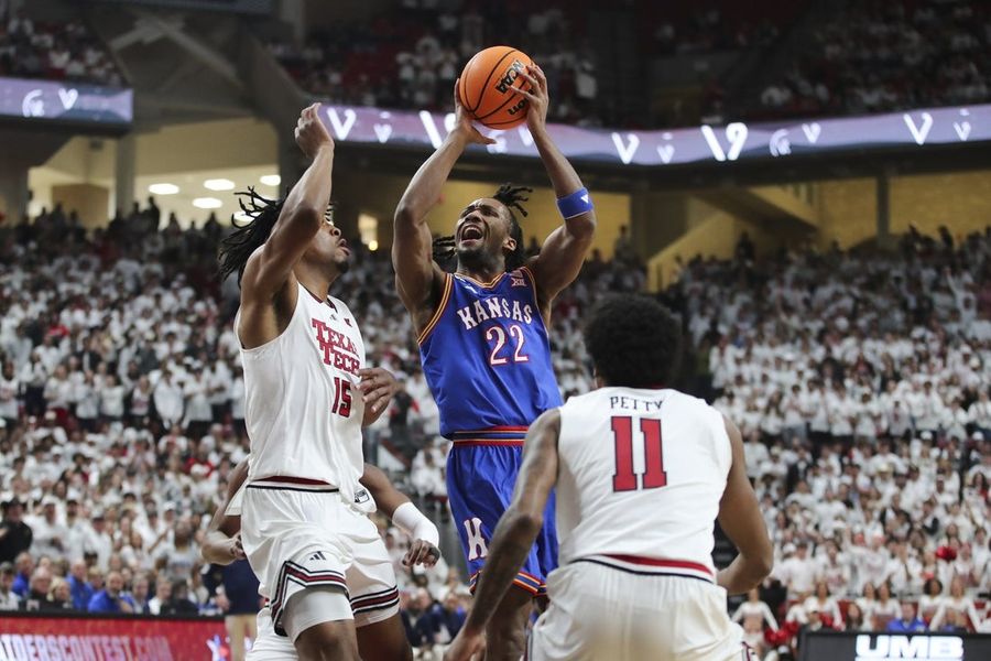 NCAA Basketball: Kansas at Texas Tech