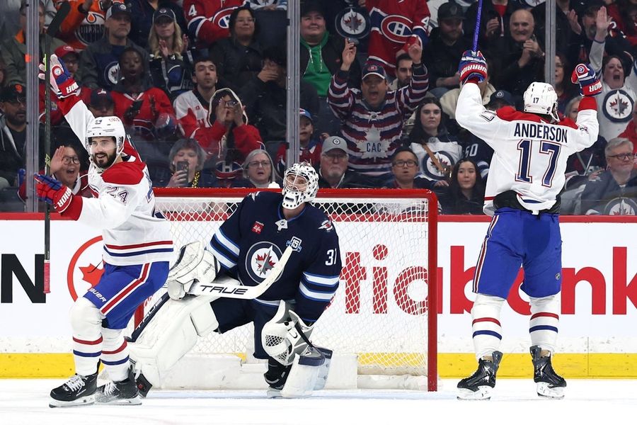 NHL: Montreal Canadiens at Winnipeg Jets