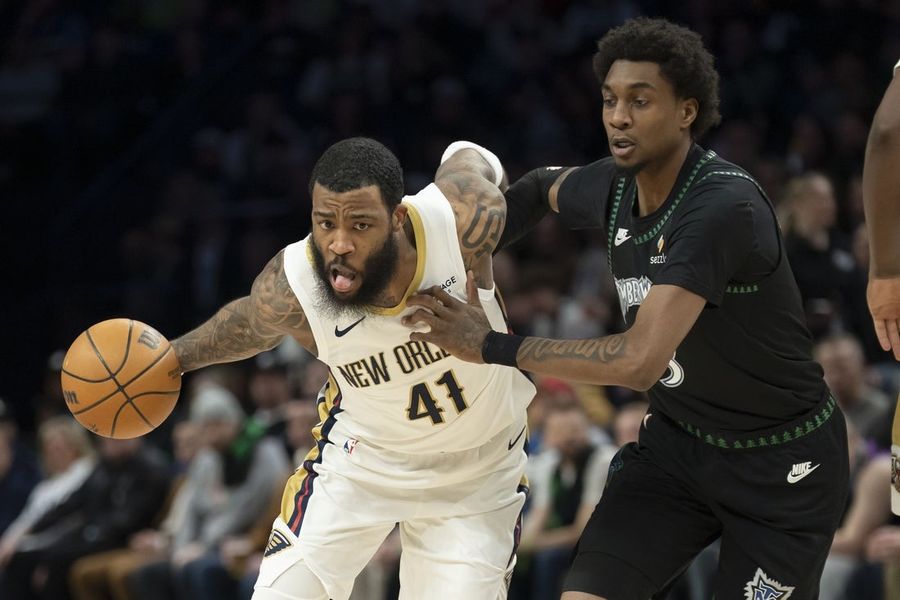 NBA: New Orleans Pelicans at Minnesota Timberwolves
