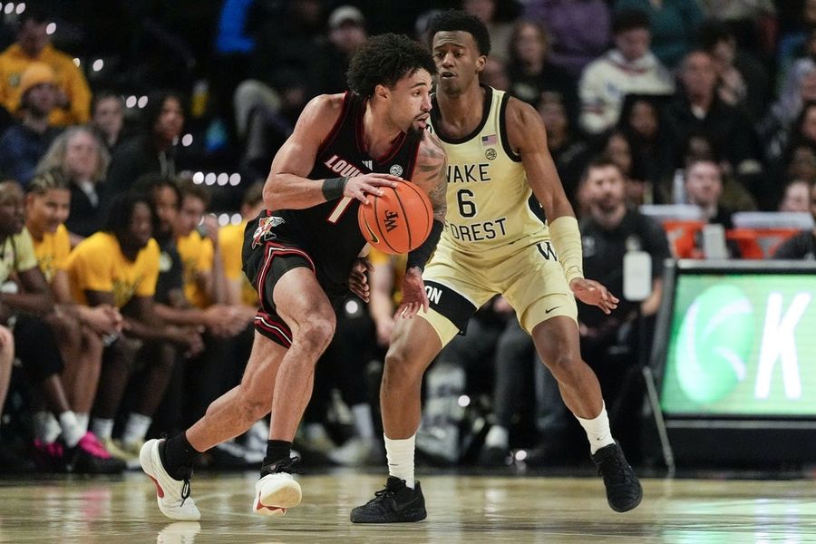 NCAA Basketball: Louisville at Wake Forest
