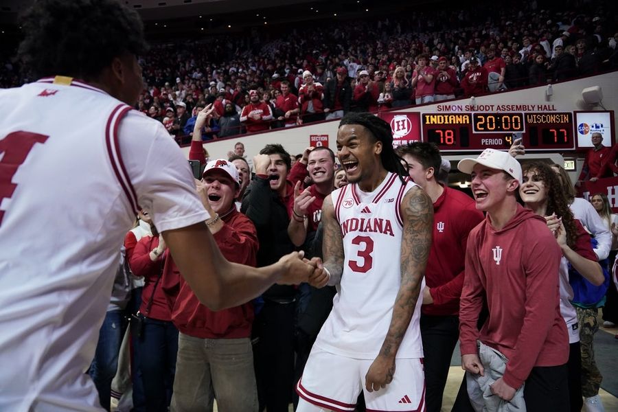 NCAA Basketball: Wisconsin at Indiana