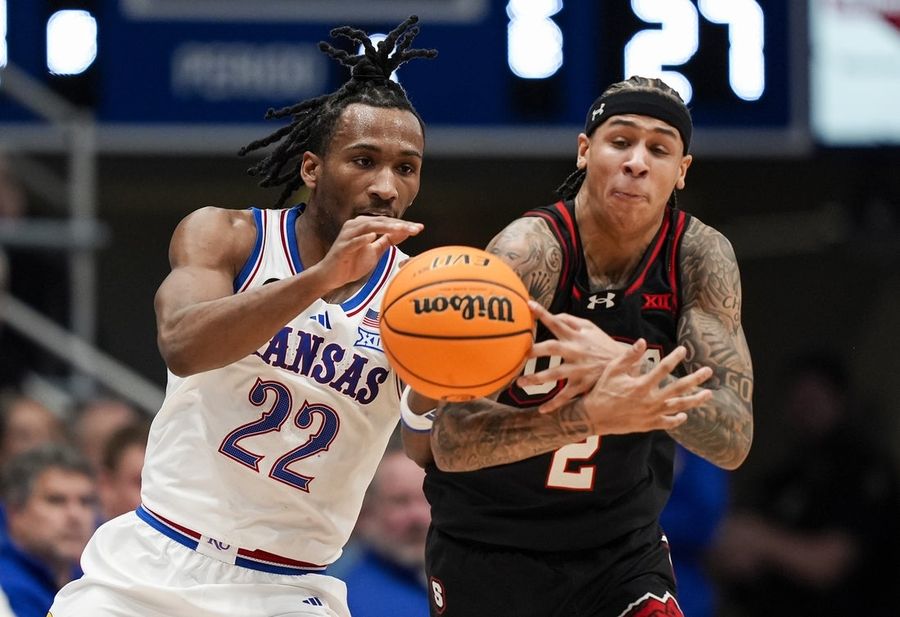 NCAA Basketball: Utah at Kansas