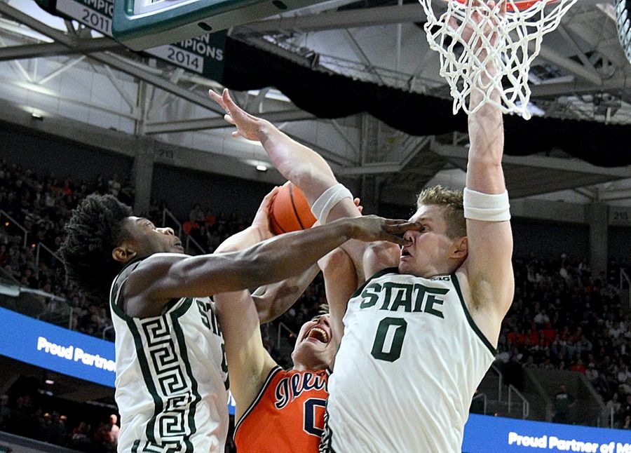 NCAA Basketball: Illinois at Michigan State