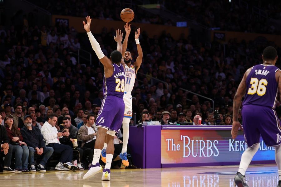NBA: Oklahoma City Thunder at Los Angeles Lakers