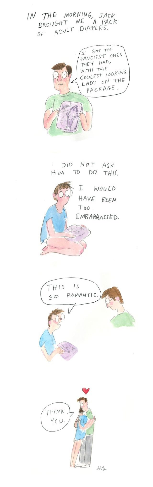 Hallie Bateman comic Valentine's Day marriage motherhood