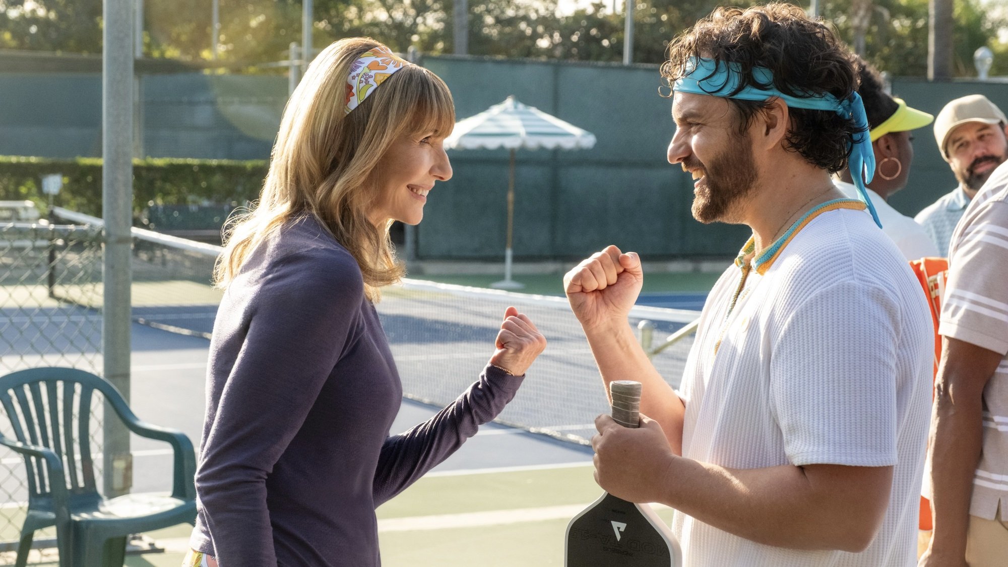 Mary Steenburgen and Jake Johnson in "The Dink."