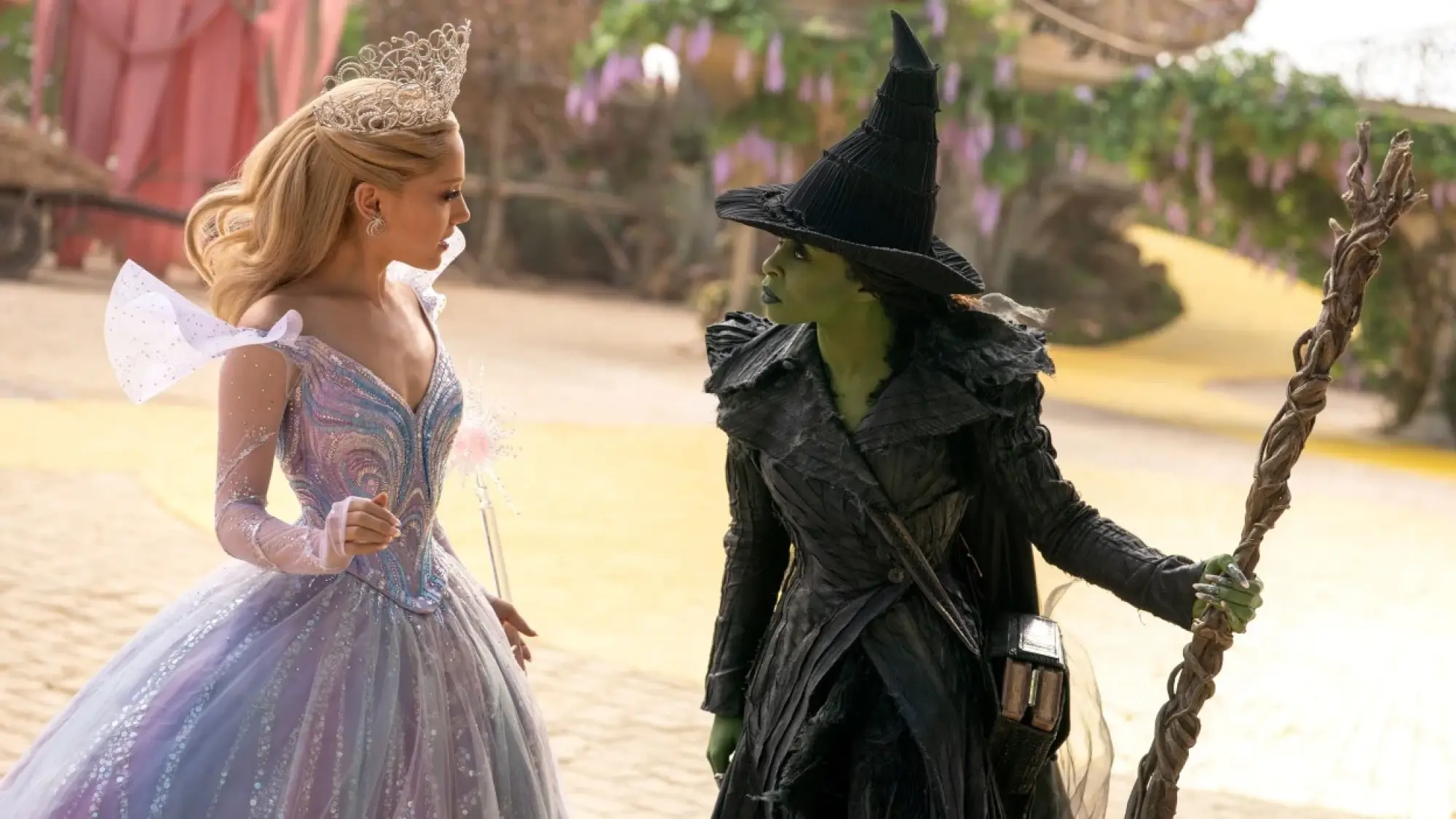 Ariana Grande and Cynthia Erivo in "Wicked For Good"