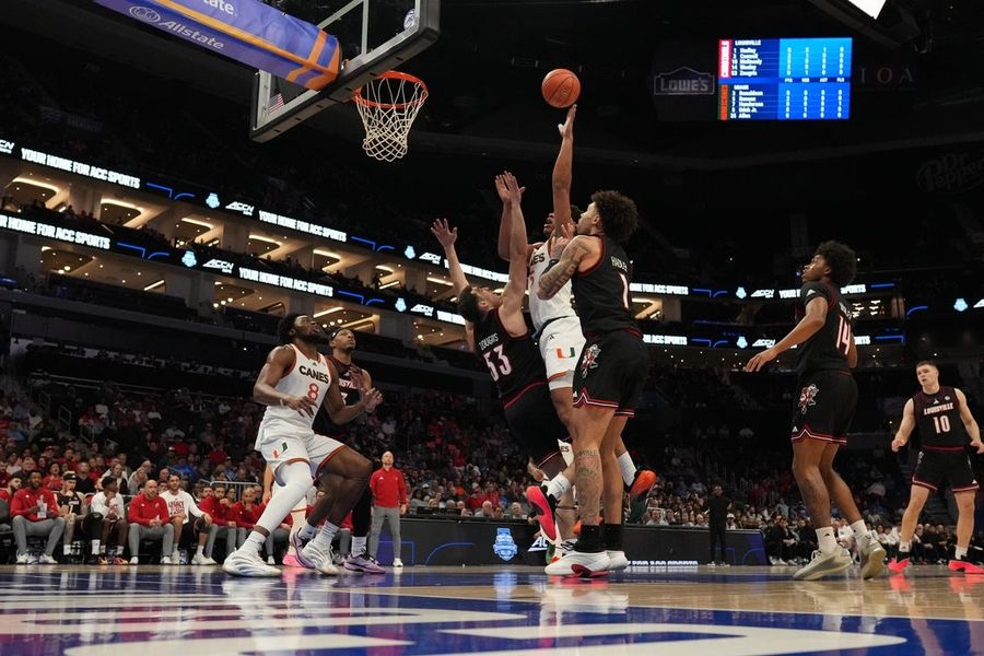 NCAA Basketball: ACC Conference Tournament Quarterfinal - Miami vs Louisville